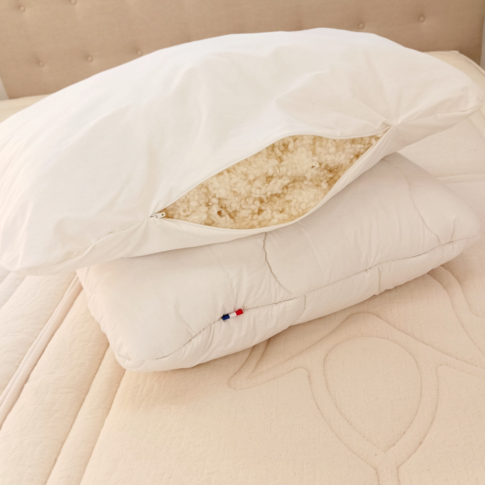 Protège Matelas Pure Laine Bio Naturel - France