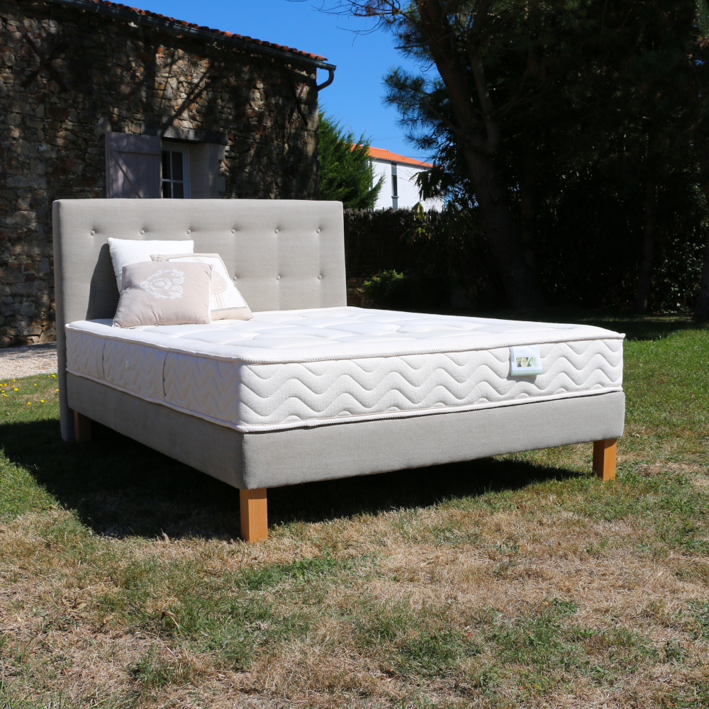 Matelas bio 180x200 tout coton Fabriqué en France