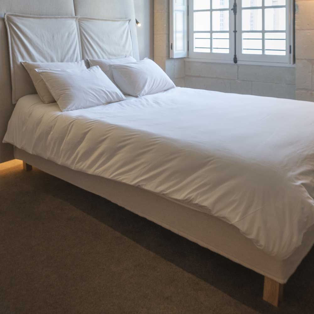 Housse de couette Percale sans rabat